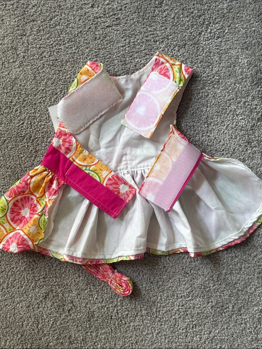 Doggie Design Citrus Slice Harness Dress!